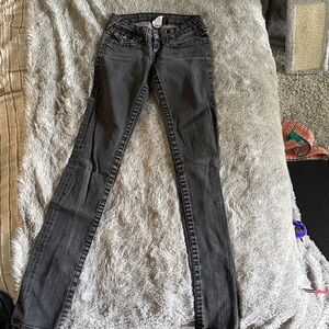 True Religion Charcoal Denim Jeans